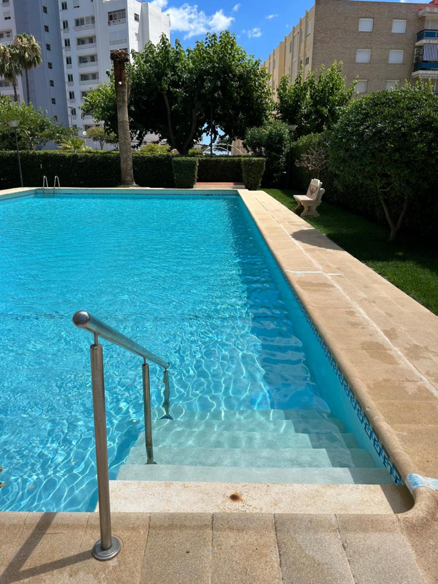 Apartamento Gandia Playa 150M Playa Con Parking Privado Y Piscina Playa de Gandia Exteriör bild